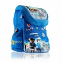 Ghiozdan scolar Astra, 2 compartimente, 28x36x18 cm, Playmobil Politie