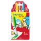 Carioca super lavabila, varf 5mm, 6 buc/cutie, GIOTTO be-be