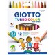 Carioca, nuante tonurile pielii, 12buc/cutie, GIOTTO Turbo Maxi