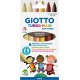 Carioca, nuante tonurile pielii, 6buc/cutie, GIOTTO Turbo Maxi