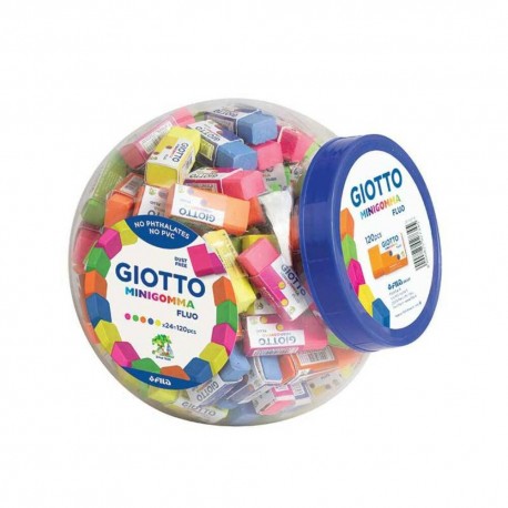 Radiera simpla, culori fluorescente - GIOTTO