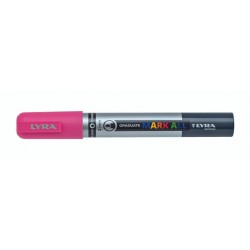 Marker LYRA Graduate Mark All, pe baza de apa, varf 2mm, pentru orice suprafata - roz