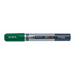 Marker LYRA Graduate Mark All, pe baza de apa, varf 2mm, pentru orice suprafata - verde