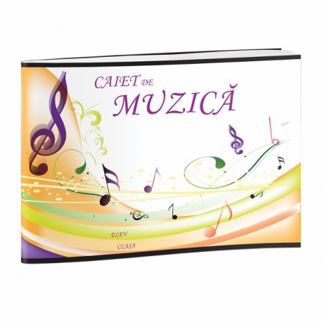 Caiet special B5, 24 file, 60g, muzica