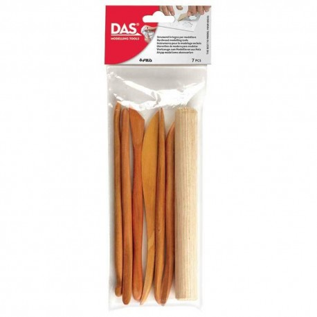 Unelte plastic pentru modelaj, 7buc/set, DAS Wooden Cutters