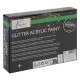 Set culori acrilice cu sclipici Creative Craft, 6 culori, 75 ml