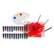 Set culori acrilice Creative Craft, 24 culori, 12 ml