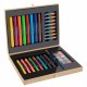 Set coloriaj Creative Craft, 33 piese, creioane acuarele si carioci
