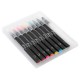 Set markere Creative Craft, varf tip pensula, pe baza de apa, 8 bucati