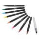 Set markere Creative Craft, varf tip pensula, pe baza de apa, 8 bucati