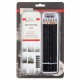 Set Nassau Fine Art pentru desen, 5 creioane diverse tarii , ascutitoare inclusa