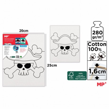 Canvas Main Paper, 20x25 cm, 280gr/mp, tematica pirat