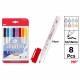 Magic marker Main Paper, 8 bucati/set