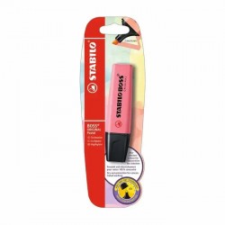 Textmarker Stabilo Boss Original Pastel, roz, blister