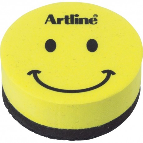 Burete magnetic ARTLINE Smiley, pentru table magnetice de scris