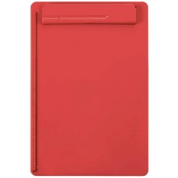 Clipboard simplu A4, din plastic reciclat, ECO MAUL Go - rosu