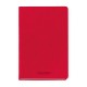 Caiet A5, 192 file - hartie FSC 80 g/mp, coperta soft-touch rosu, AURORA Capri - dictando