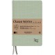Caiet A5, 192 file - hartie reciclata 80 g/mp, coperta panza verde, AURORA Ocean - dictando