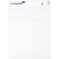 Hartie flipchart Legamaster, 100x65 cm, alb, 5 topuri/cutie