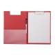 Clipboard dublu A4, plastifiat PP, MAUL Poly - rosu