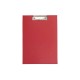 Clipboard simplu A4, plastifiat PP, MAUL Poly - rosu