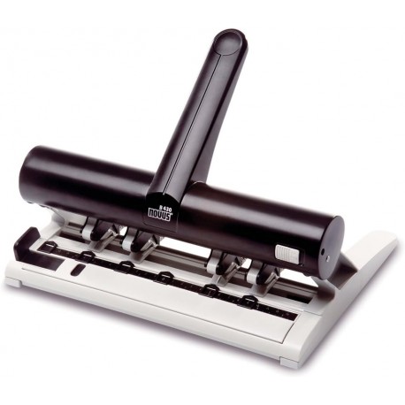 Perforator Novus B430, 30 coli, gri/negru, 4 perforatii