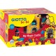 Kit plastilina dough 5 culori + ustensile modelaj, GIOTTO be-be My Magic Castle