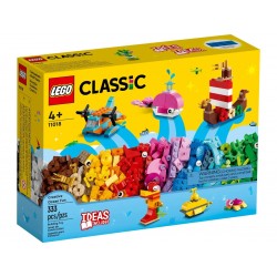 LEGO Classic, Distractie creativa in ocean, numar piese 333, varsta 4+