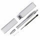 Pix cu mecanism, ONLINE Graphite, corp aluminiu, argintiu, in etui