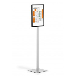 Stand de podea Durable, Basic, A3, pentru informatii, gri antracit