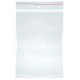 Pungi plastic cu fermoar pentru sigilare, 100 x 120mm, 40 microni, 100 buc/set, Office Products -transparente