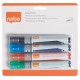 Marker NOBO, pentru table si flipcharturi, varf 5-12 mm, 4 buc/cutie, diverse culori