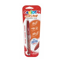 Pix erasable, 0.7mm, CARIOCA Oops Pop - rosu