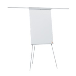 Flipchart NOBO Essentials, otel lacuit, brate extensibile si trepied, magnetic, alb