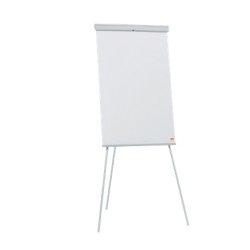 Flipchart NOBO Essentials, otel lacuit, trepied, magnetic, alb