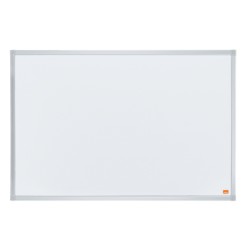Tabla NOBO Essentials, otel lacuit, 90x60 cm, magnetica, include tavita, alb