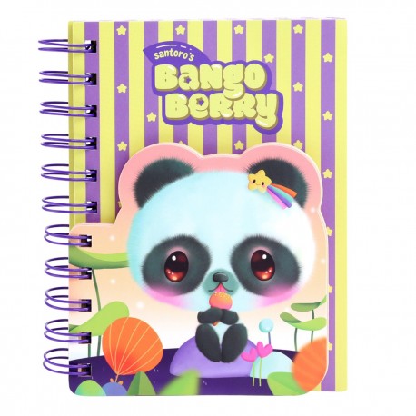 Notes A6 cu spira Bangoberry Pally Panda, 280 pagini