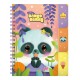 Notes cu separatoare si spira Bangoberry Pally Panda, 200 pagini