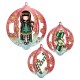 Set 3 decoratiuni 3D, Gorjuss Cosy