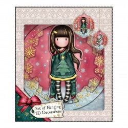 Set 3 decoratiuni 3D, Gorjuss Cosy