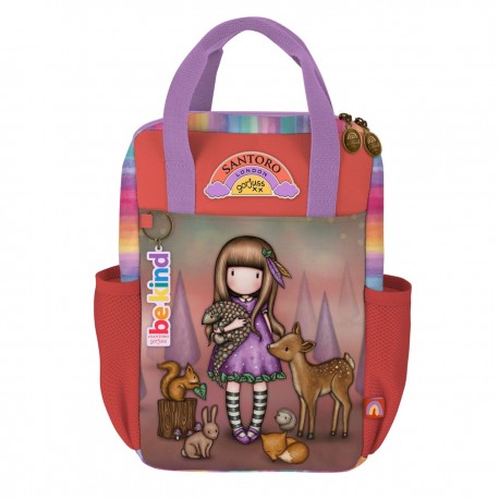 Rucsac mic Gorjuss, 1 compartiment, Be Kind To All Creatures