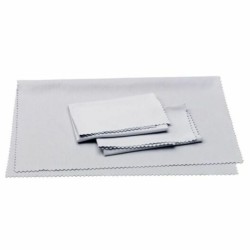 Laveta microfiber pentru echipamente optice, dimensiune - 20 x 20cm, ELIX Clean - alba