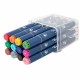 Markere varf dublu, Nassau Fine Art, 12 culori/set