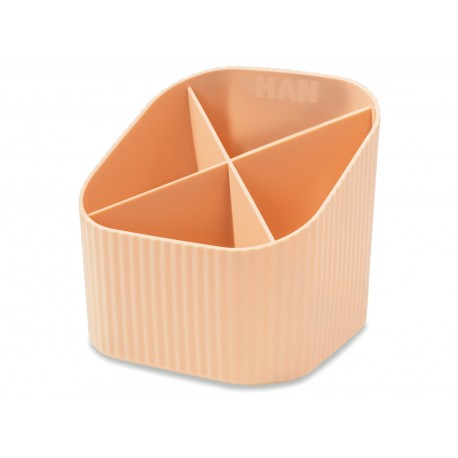 Suport pentru instrumente de scris HAN Re-Loop, PP reciclat - orange pastel