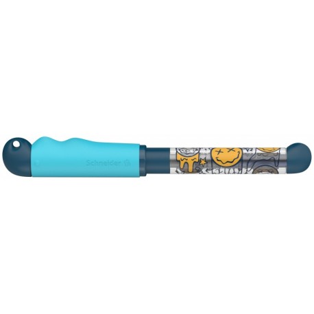 Stilou SCHNEIDER Base Kid (tip L - stangaci) - corp albastru/turcoaz