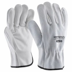 Manusi piele bovina Rock Safety, GREYWOLF-2, diverse marimi