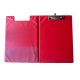 Clipboard dublu A4, plastifiat PP, Optima - rosu