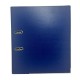 Biblioraft A4, plastifiat PP/paper, margine metalica, 50 mm, Optima Budget - bleumarin