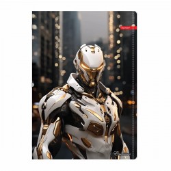 Caiet A4 capsat, 52 file dictando, 80 g/mp, coperta carton