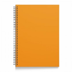 Caiet A4 cu spira, 60 file matematica, 60 g/mp, PP 280 microni